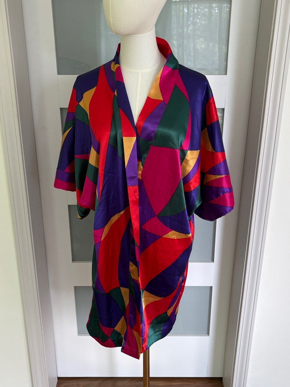 VTG Beth Michaels Red Silky Robe